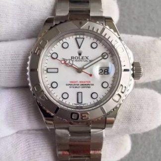 Rolex Yacht-Master 116622 Vit urtavla på SS-armband