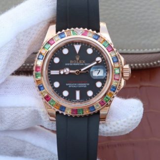 Rolex Yacht-Master 40mm 116695SATS Svart gummirem