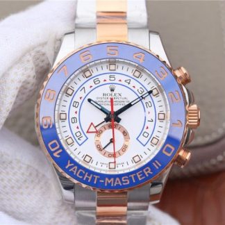 Rolex YachtMaster II 116681 SS/RG Blå keramik JF SS/RG Armband